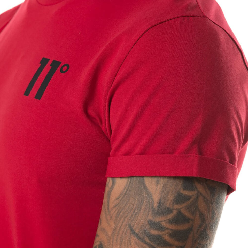 Core Muscle Fit Tee Red