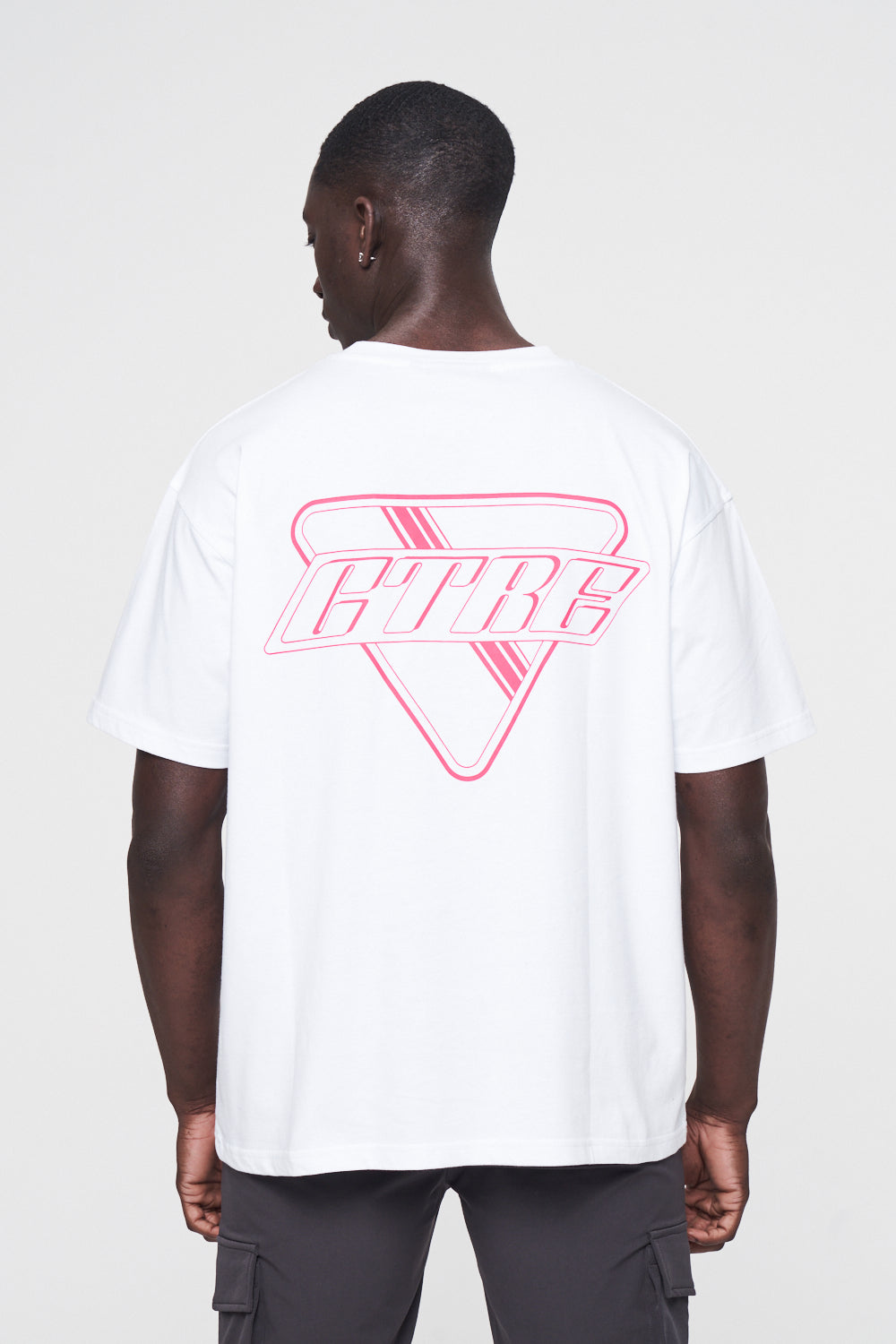 The Couture Club Badge Oversized Tshirt white