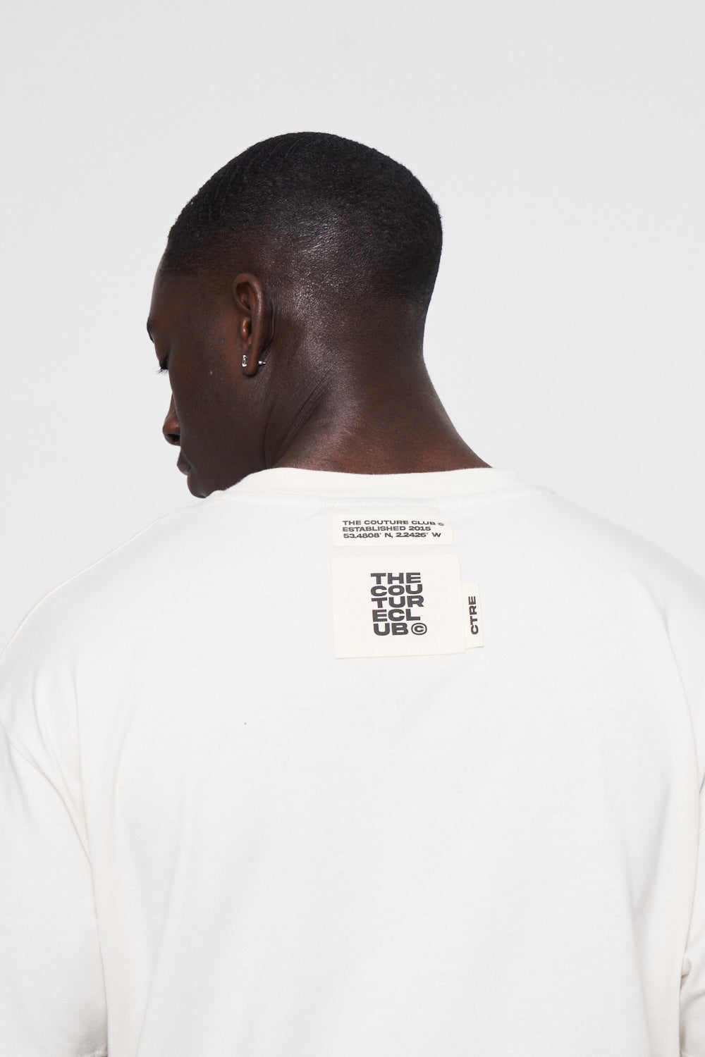 The Couture Club Print Off White Tshirt