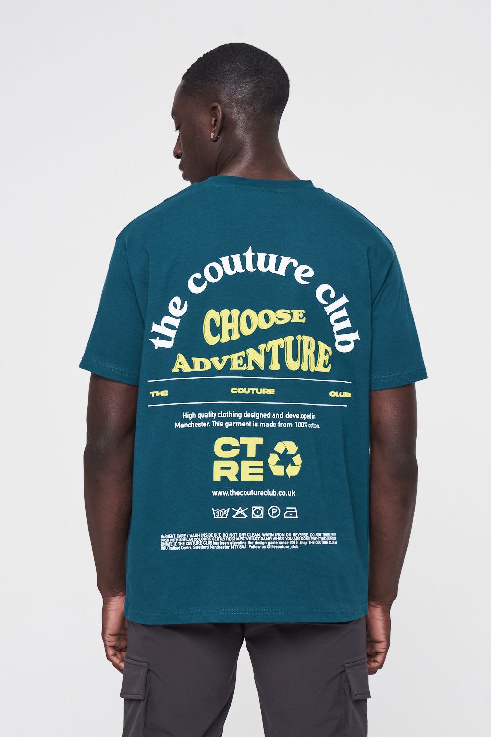 The Couture Club Adventure relaxed T-Shirt -Teal